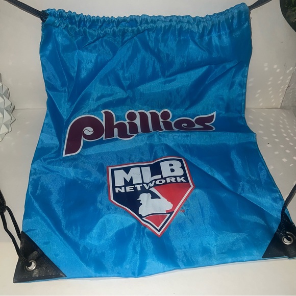 MLB Blue Drawstring Bag - Picture 2 of 3